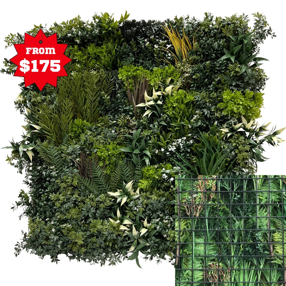 Metal Backed Garden Walls